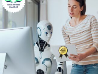 Mensch und KI Collaboration am Arbeitsplatz