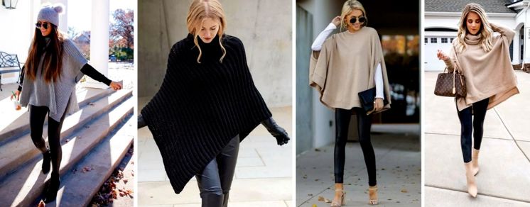 Ponchos für Damen 