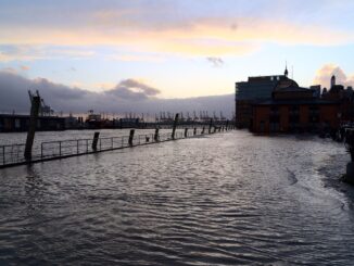 Land unter in Hamburg