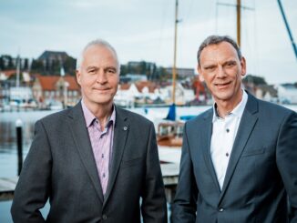 Geschäftsführung Flensburger Brauerei Emil Petersen GmbH & Co. KG / v.l.n.r.: Michael Seip - Geschäftsführer für den Bereich Technik; Jörn Schumann - Geschäftsführer für den Bereich Marketing und Vertrieb