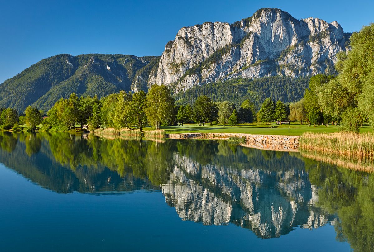 Berge Seen und Greens, Golfplatz in den Alpen | Berge Seen und Greens, Golfplatz in den Alpen
