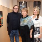 Kai Roeffen, Galeristin Livia Lisboa und Frauke Ludowig