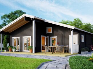 Weka-Wochenendhaus als komfortable Gästeunterkunft
