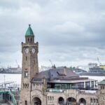 Hafen Hamburg U Bahn bei St. Pauli