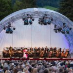 Bühne bei Klassik in den Alpen - Elīna Garanča