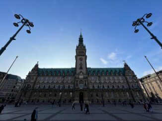 Das Hamburger Rathaus in seiner ganzen Pracht