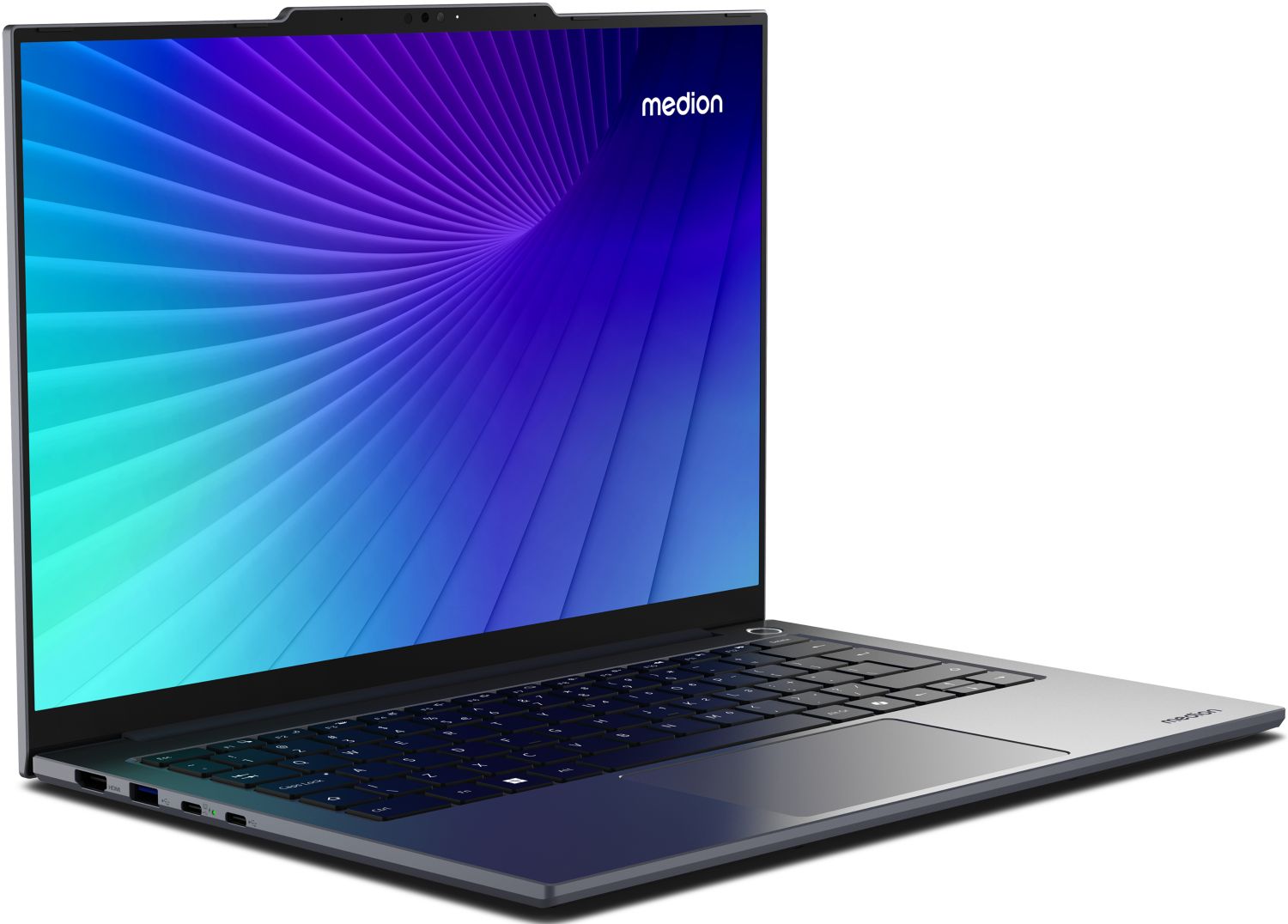 Ecom_MEDION_Signium_14_S1_OLED_Front_Side_Left_90 | Laptop Medion Signium 14 S1 OLED