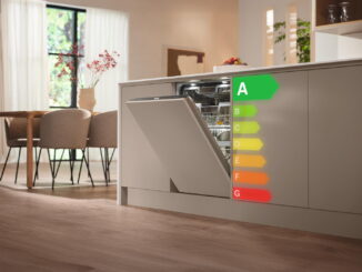 Einbaugeschirrspülmaschine in der Küche