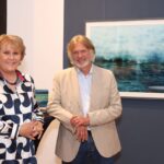 Galeristin Livia Lisboa und Polarforscher Arved Fuchs
