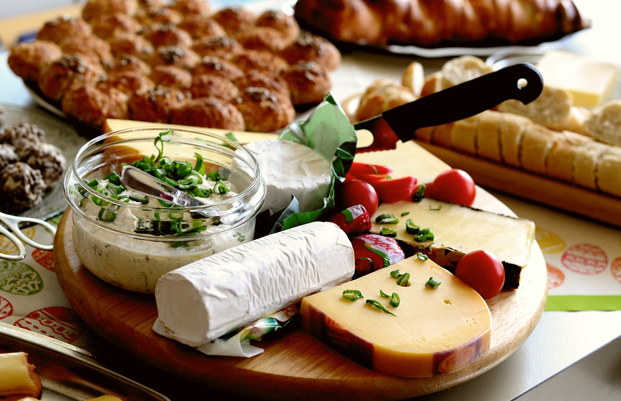 Käseplatte auf dem Buffet | Käseplatte auf dem Buffet