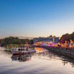 Nordufer am Abend zum Maschseefest