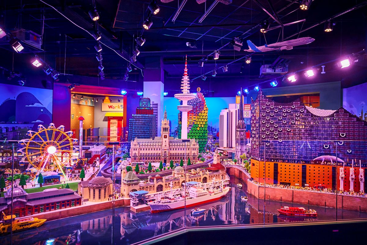 Hamburger Wahrzeichen aus Legosteinen | Hamburger Wahrzeichen aus Legosteinen