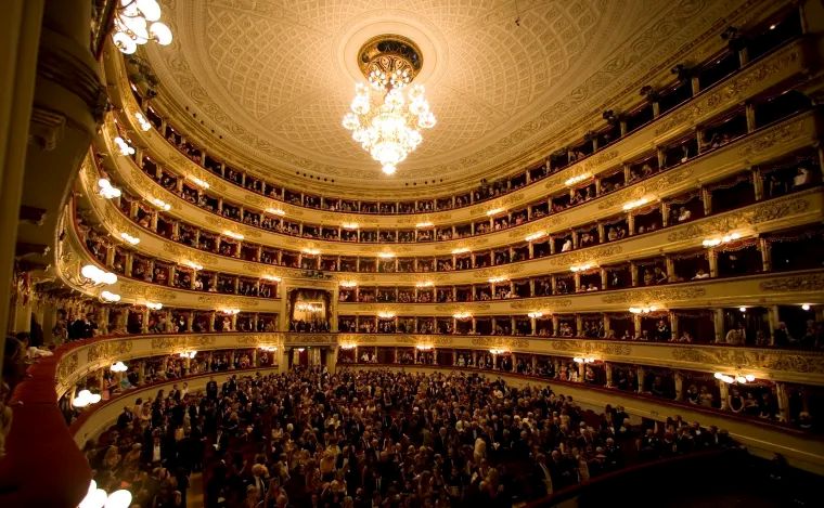 Der Saal der Mailänder Scala | Der Saal der Mailänder Scala