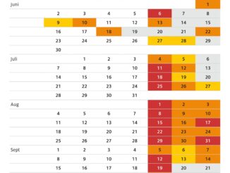 ADAC Staukalender Sommer 2025