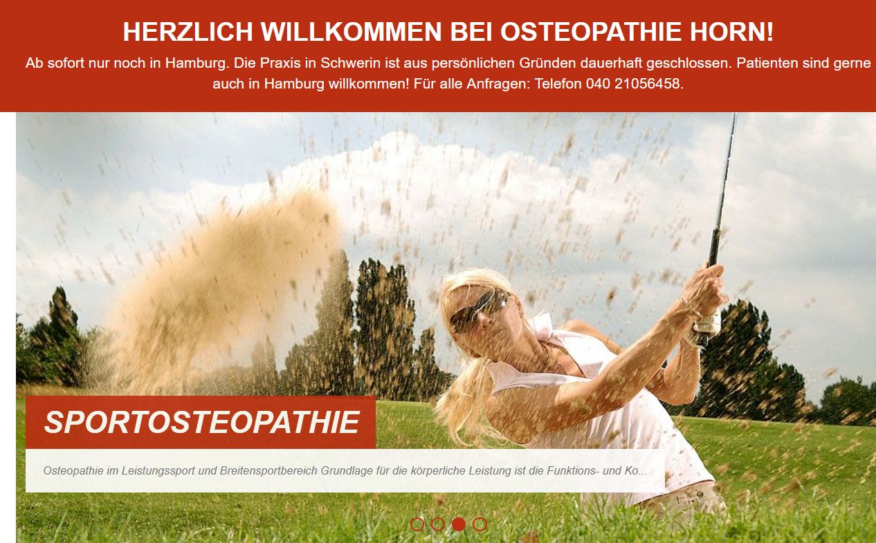 Screenshot Juliane Horn Osteopatie Hamburg Eppendorf