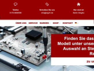 Screenshot Steuergeräte Reparatur Service