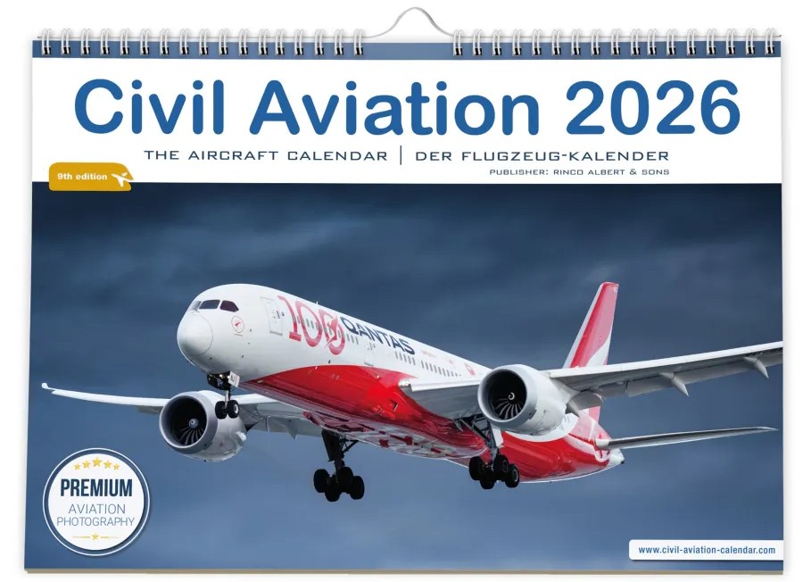 Flugzeugkalender mit Premium Flugzeugfotos