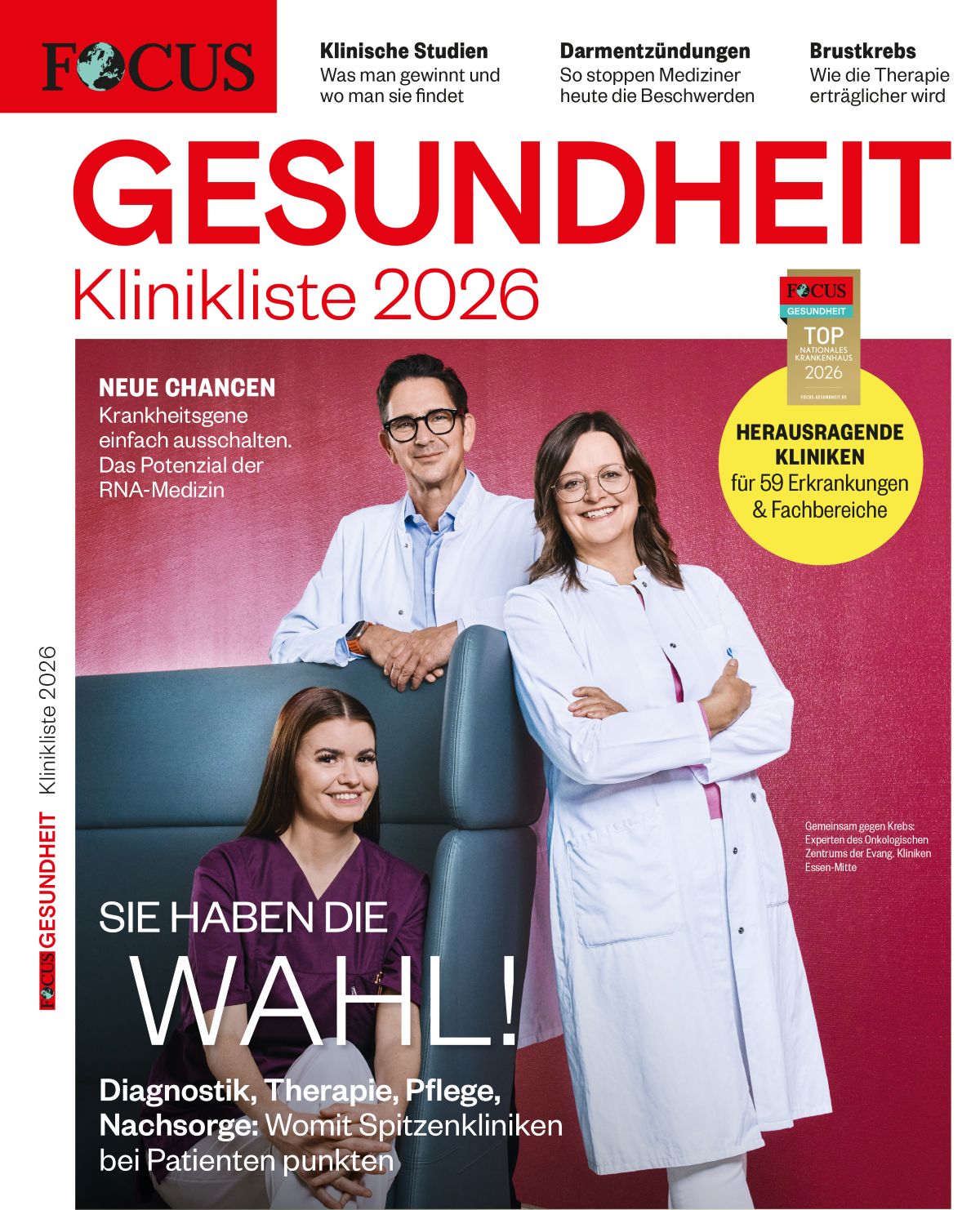 Focus Gesundheit Klinikliste Cover | hamburg040 Focus-Gesundheit: Klinikliste 2026
