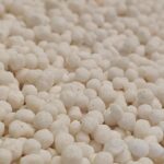 Kleine, weiche, weißliche Plastikfremdkörper