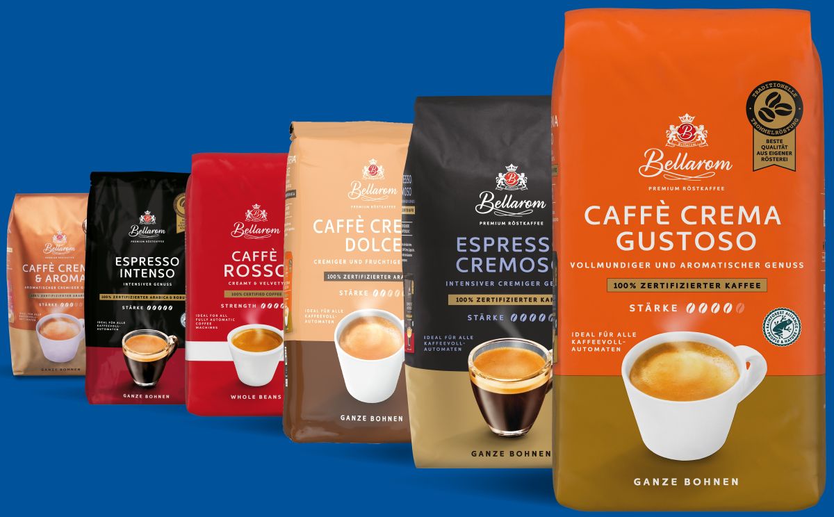 Lidl-Kaffeepackungen von Bellarom | hamburg040 Lidl-Kaffeepackungen von Bellarom