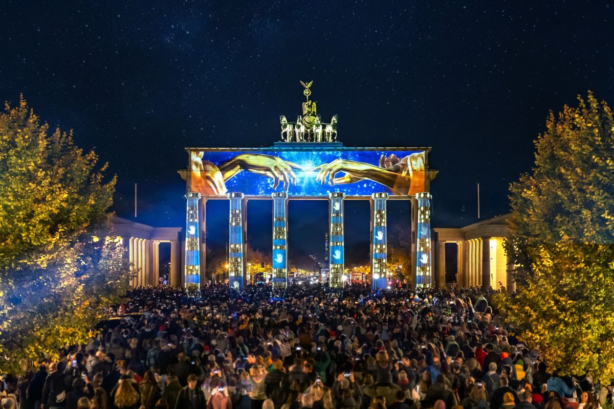 Brandenburger Tor beim Festival of Lights