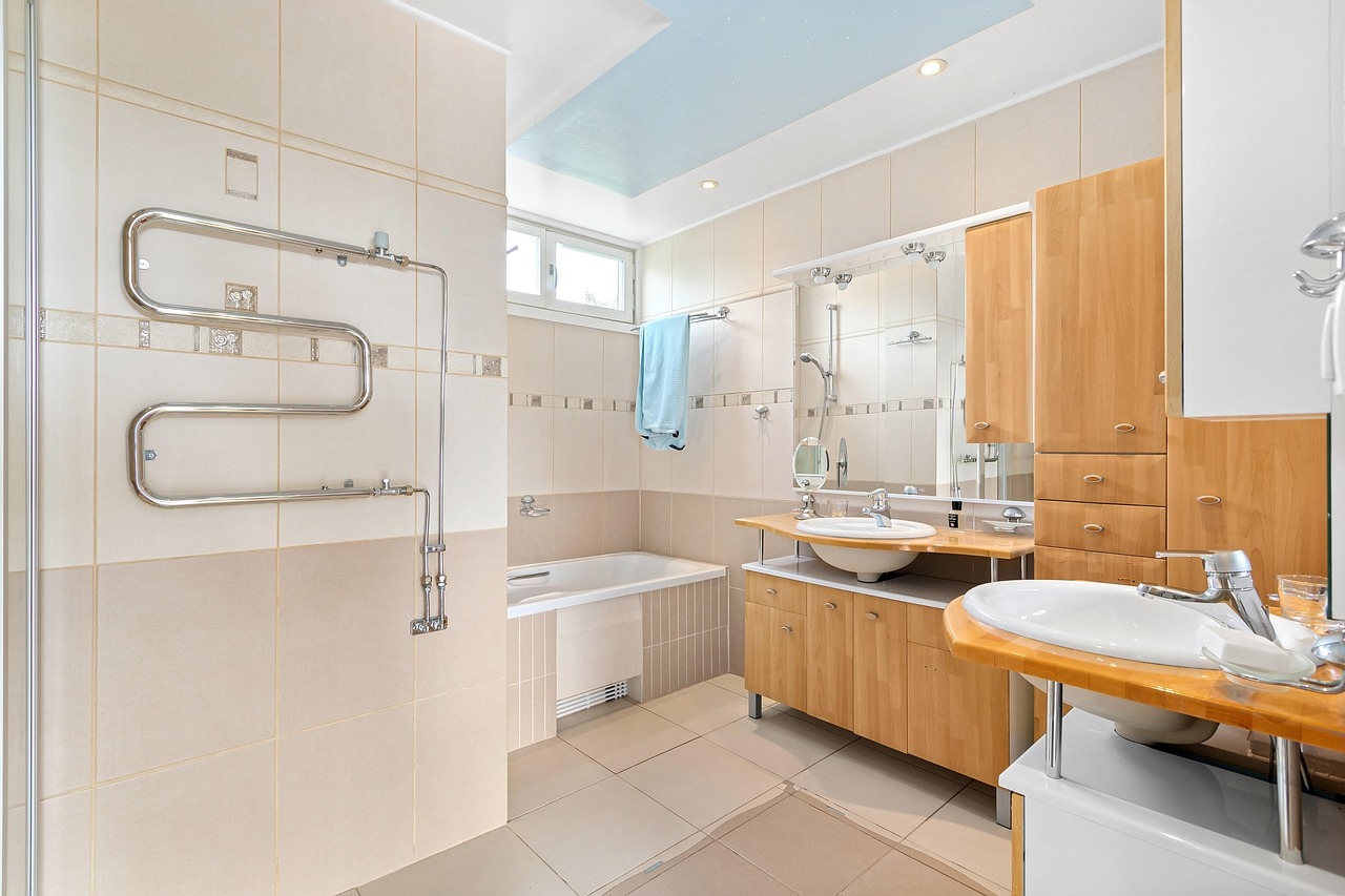 Wellness Kleines schönes Badezimmer