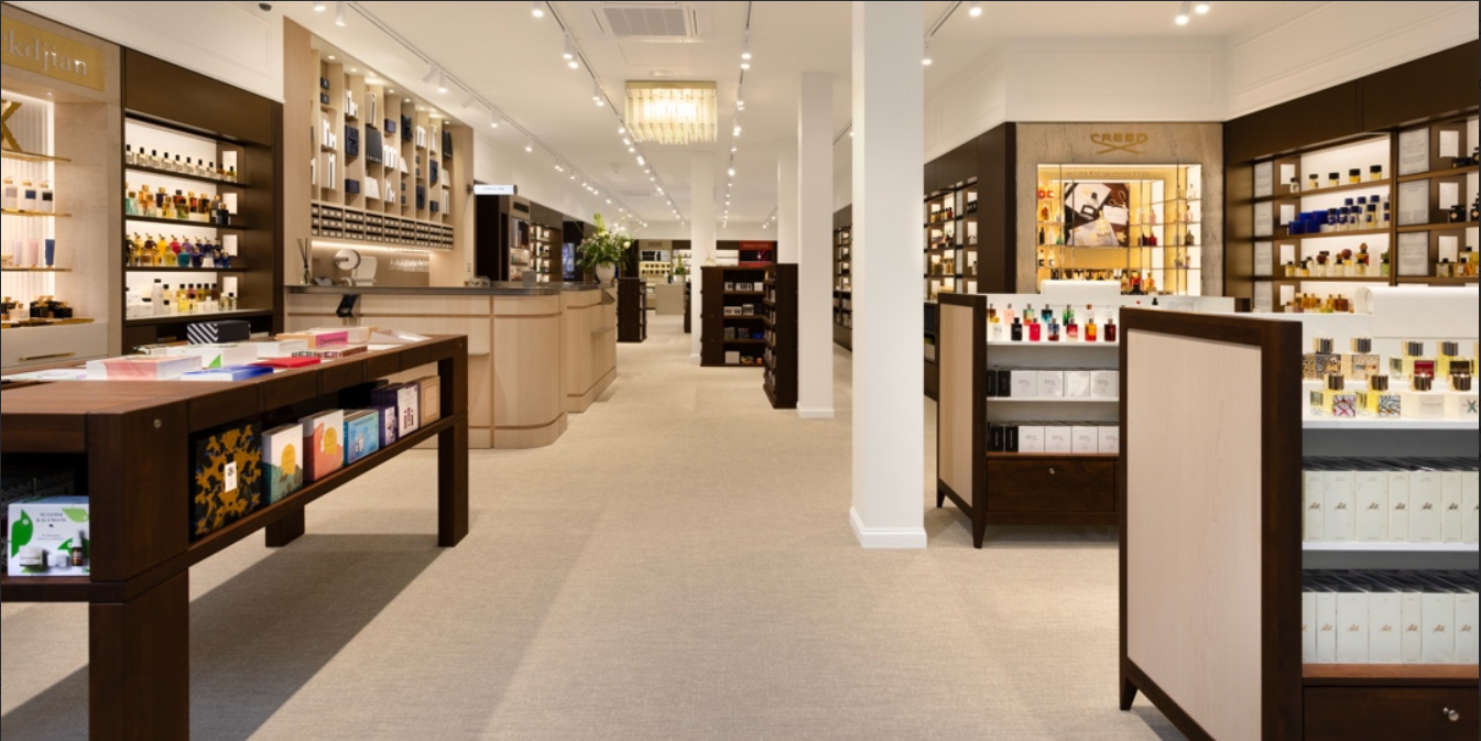 Blick in die elegante Skins Boutique