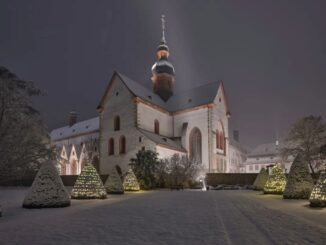 Kloster Eberbach im Schnee