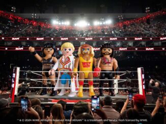 Playmobil WWE-Stars Roman Reigns Cody Rhodes Rhea Ripley und Hall of Famer Hulk Hogan