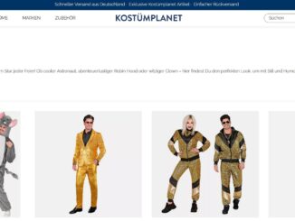 Screenshot Website kostuem-planet.de