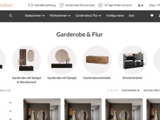 Screenshot Website Planet Möbel