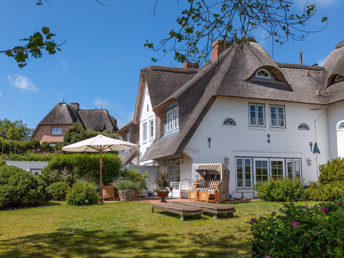 Ferienhaus Klentertal Sylt Keitum terrasse-in-sued-und-ostlage