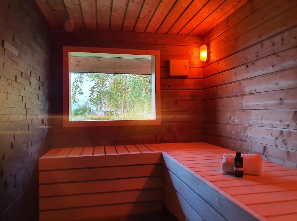 Luxushäuschen mit Sauna