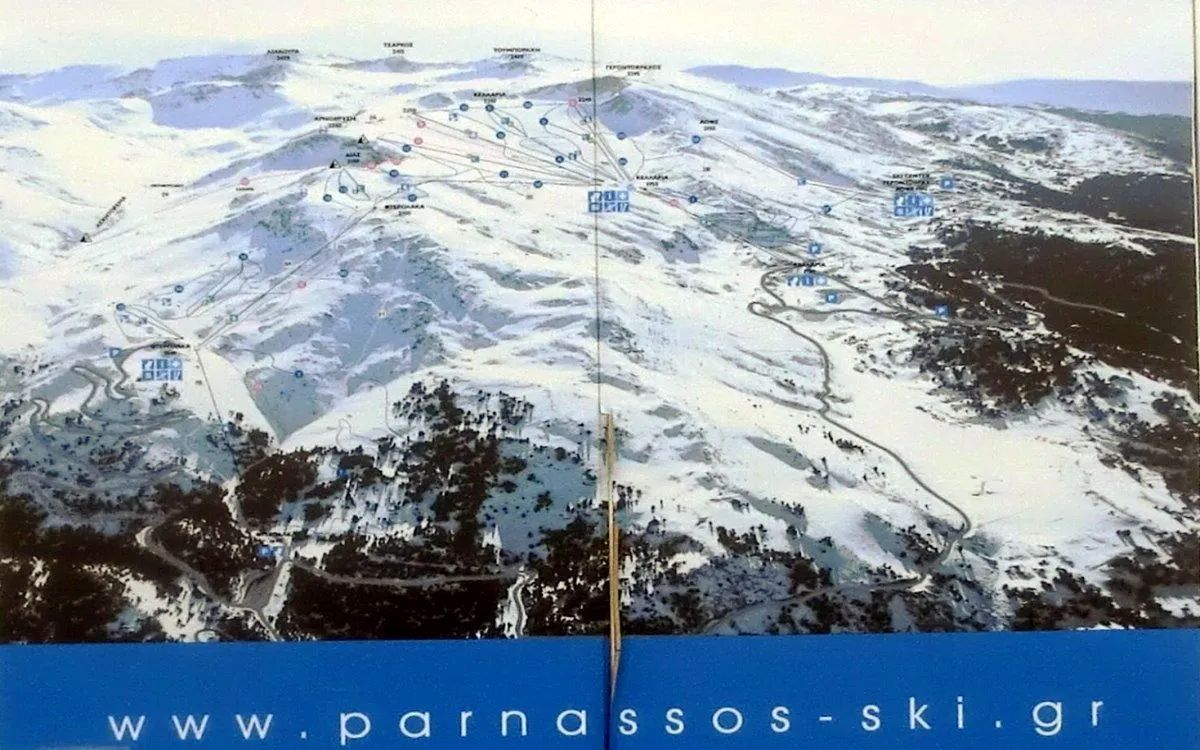 Das fängt ja gut an: Kein Scherz - Zum Skiurlaub nach Griechenland!