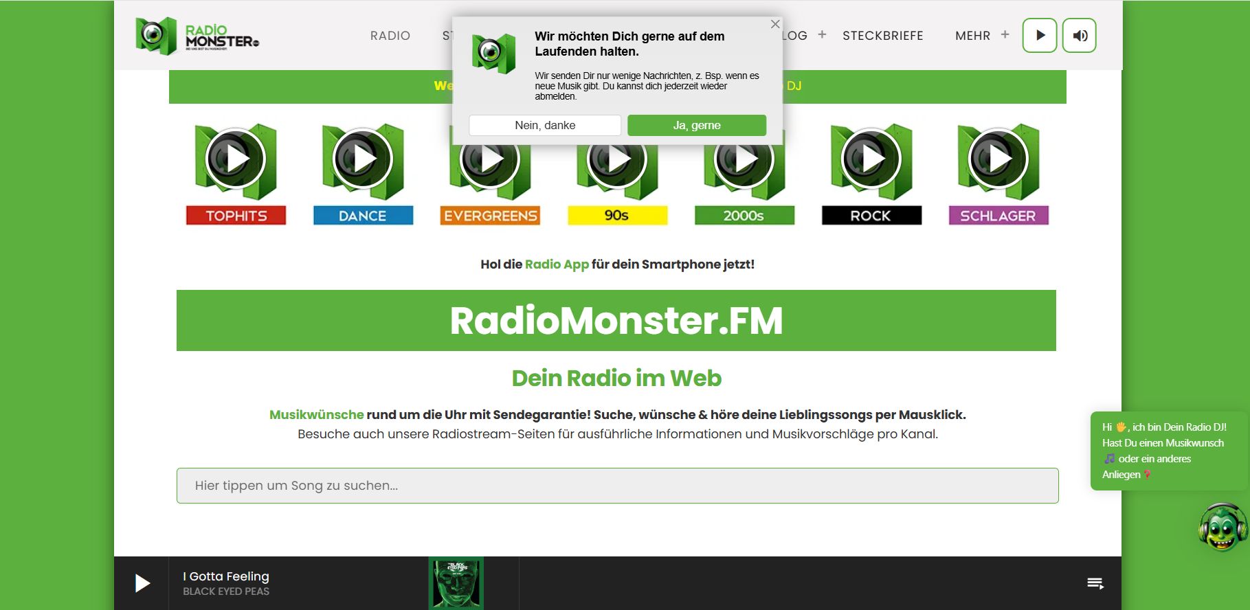 RadioMonster - das Webradio