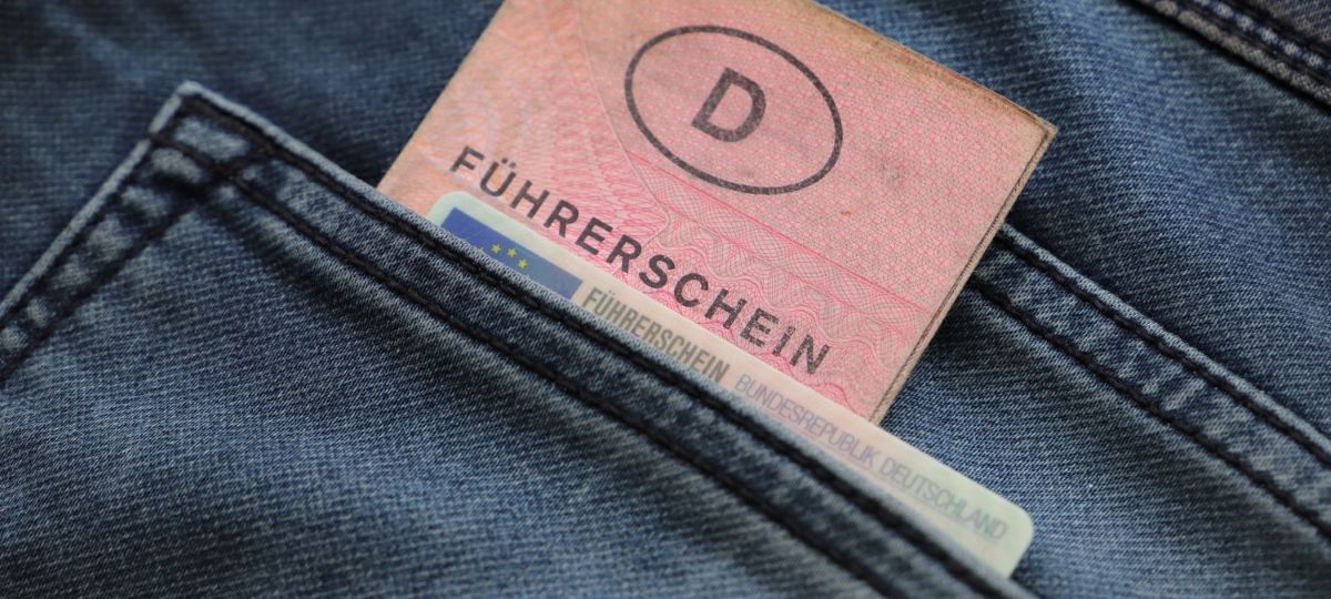 Führerscheine in der Gesässtasche