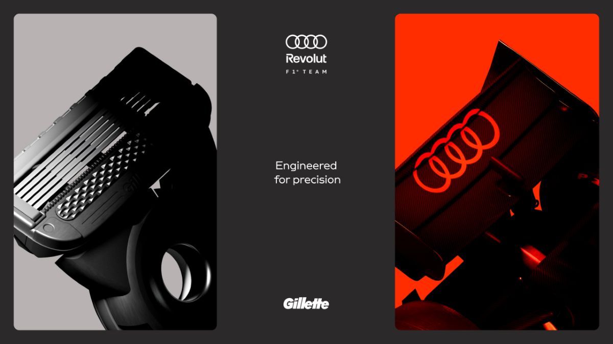 Gillette wird Partner beim Audi Revolut F1 Team