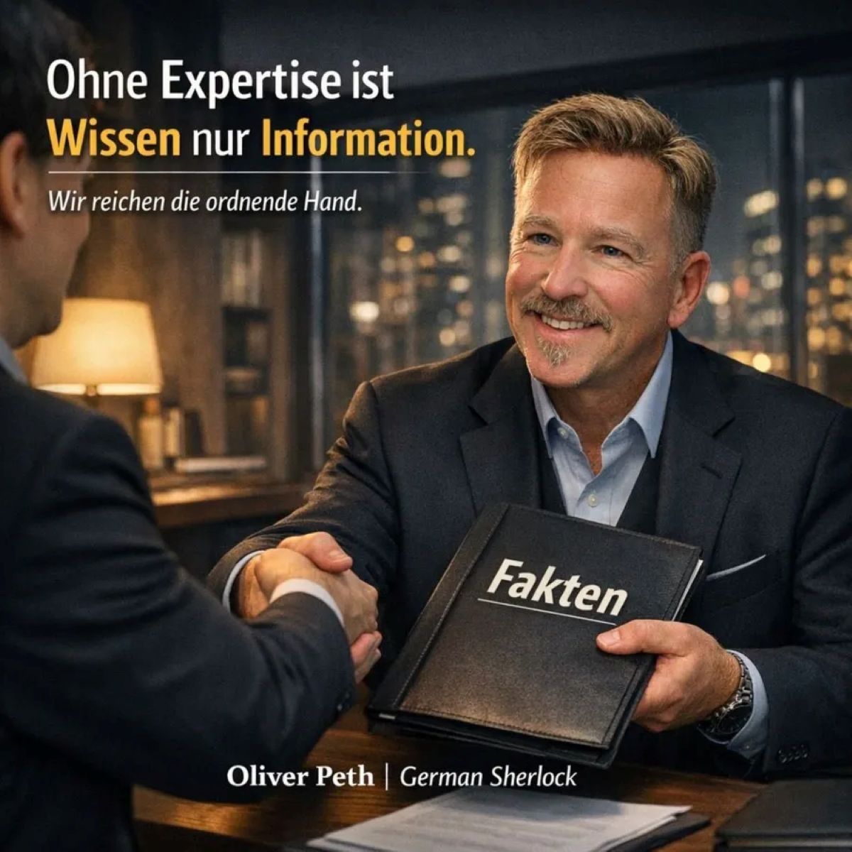 Oliver Peth: Kriminalist, Profiler und Gründer der Detektei Detegere