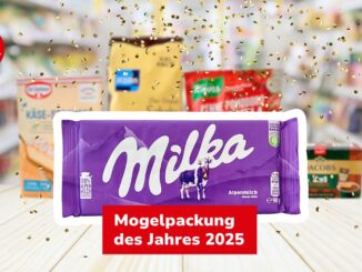 Milka Schokolade ist Mogelpackung des Jahres