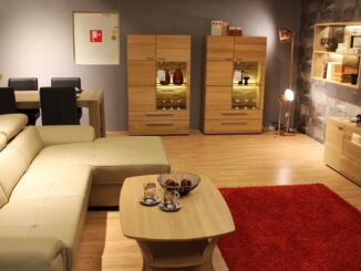 gemütliches Wohnzimmer mit Sofa