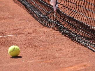 Gern gesehen: Die legendäten Netzroller. Da hat der Schiedsrichter keine Probleme mit