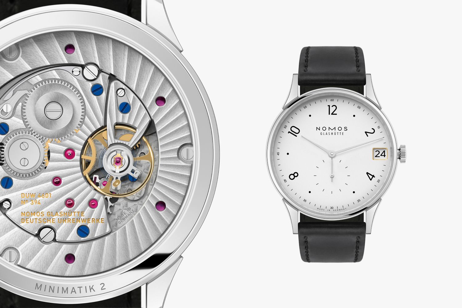 Minimatik 39 Datum von Nomos Glashütte