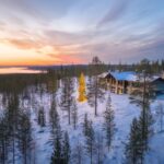 Octola Lodge in der Wildnis Finnisch-Lapplands, eines der exklusivsten Hideaways der Welt
