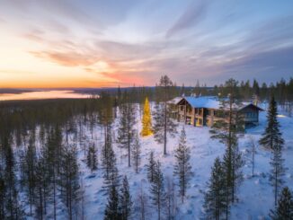 Octola Lodge in der Wildnis Finnisch-Lapplands, eines der exklusivsten Hideaways der Welt
