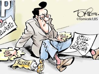 „Stellplatzkleber“ will seinen Parkplatz