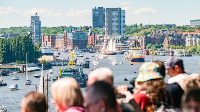 Die Schiffsvielfalt beim Hafengeburtstag Hamburg ist überwältigend