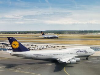 Lufthansa-Jets am Flughafen