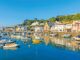 Sommermorgen in Village of Saint Aubin, Jersey