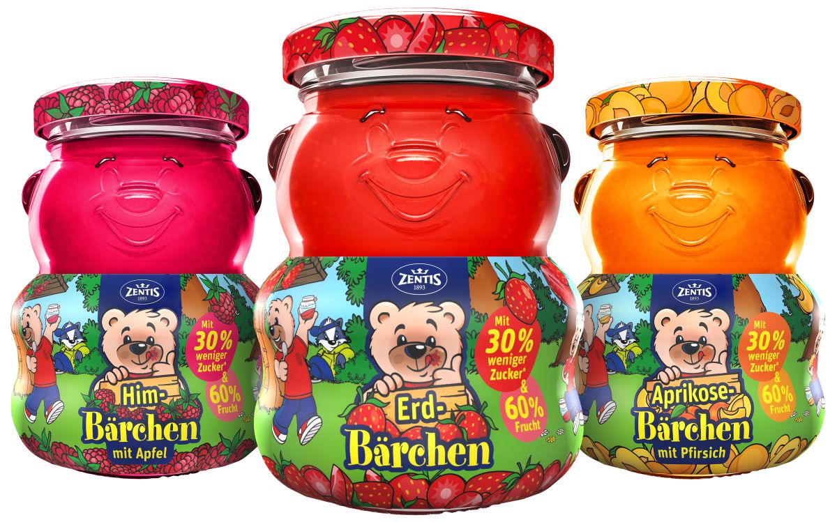 Zentis und Bärchen® launchen Fruchtaufstriche für die ganze Familie