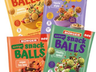Die neuen Airfryer Snack Balls von Bürger sind ab sofort in vier Sorten erhältlich